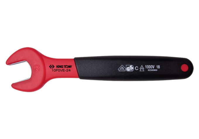 KLUCZ PŁASKI IZOLOWANY 24mm x 237mm KING TONY10F0VE-24
