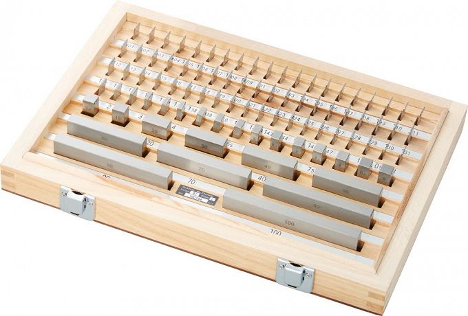 Zestaw plytek wzorcowych, stal, klas.toler.2, 87-cz. FORTIS 4317784737517