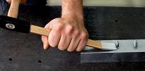 Przecinak ślusarski 240 mm, wygięty RENNSTEIG 380 241 0 - 2