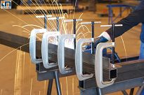 Ścisk śrubowy ślusarski 80/65 mm 