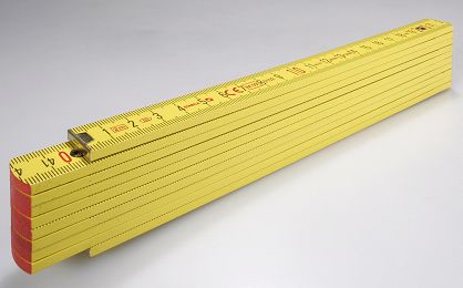 Miara składana drewniana 2m jasnożółta TYP 700 STABILA 01304