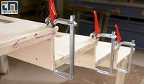 Ścisk dźwigniowy ślusarski stalowy 300/140mm classiX GSH BESSEY GSH30 - 7