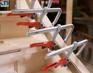Ścisk dźwigniowy ślusarski stalowy 300/140mm classiX GSH BESSEY GSH30 - 6