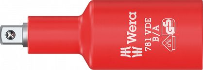 Adapter VDE 781 B/A, izolowany, 3/8", 781 B/A x 1/4 x 66 mm x 3/8" WERA 05024692001