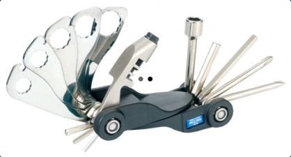 Zestaw narzędzi rowerowych HEX 2,5 - 6mm, NASADKI 9 - 15mm, PH2, PŁASKI 5.0  KING TONY 20A17MR