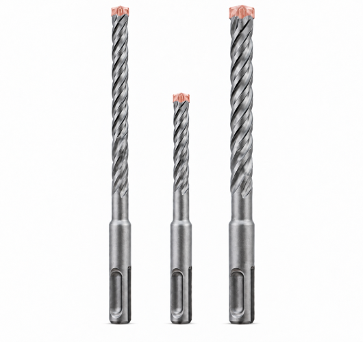 Zestaw wiertła udarowe SDS-Plus do betonu 6x110mm, 8x160, 10x160mm FORCE X 3szt. ALPEN 145537