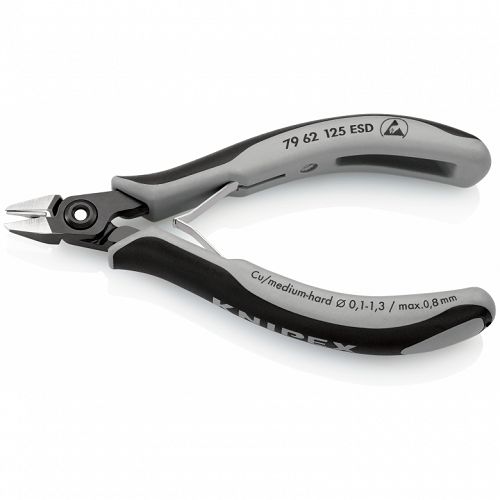 Precyzyjne szczypce boczne 125 ESD KNIPEX 79 62 125 ESD
