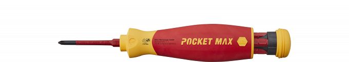 Wkrętak śrubokręt z magazynkiem bitów PocketMax elect WIHA 45296