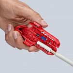 Uniwersalne narzędzie do ściągania izolacji dla leworęcznych ErgoStrip® KNIPEX 16 95 02 SB - 7