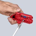 Uniwersalne narzędzie do ściągania izolacji dla leworęcznych ErgoStrip® KNIPEX 16 95 02 SB - 8
