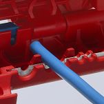 Uniwersalne narzędzie do ściągania izolacji dla leworęcznych ErgoStrip® KNIPEX 16 95 02 SB - 9