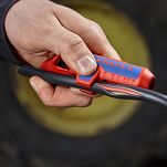 Uniwersalne narzędzie do ściągania izolacji dla leworęcznych ErgoStrip® KNIPEX 16 95 02 SB - 3