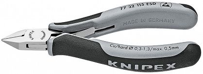 Szczypce Tnące dla Elektroników KNIPEX 77 32 115 ESD