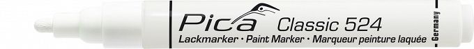 Marker olejowy biały PICA 524/52