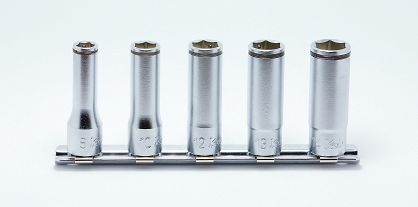 Zestaw nasadek 8mm-14mm sześciokątnych z funkcją przytrzymywania długich KOKEN