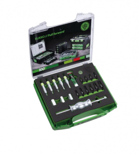 Zestaw z młotkiem ślizgowym do ściągania łożysk kulkowych i kołków pasowanych KUKKO 28-A