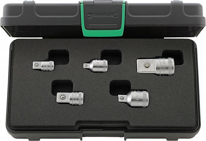 Zestaw redukcji i przejściowek, 5-elementowy w skrzynce 5513 STAHLWILLE 96121003