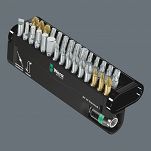 Bity w zestawie 29 sztuk z uchwytem Rapidaptor Bit-Check WERA 05056440001 - 2