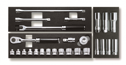 Zestaw kluczy nasadowych 3/8" seria Z-EAL 26szt. KOKEN