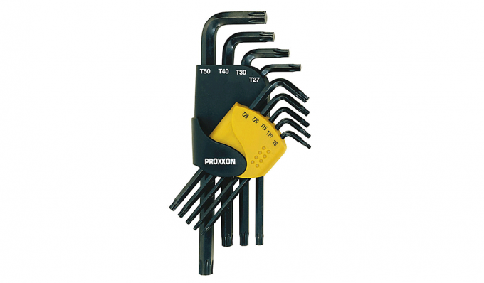Klucze imbus TORX 9 szt. długie PROXXON 23944