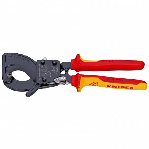 Nożyce Zapadkowe Izolowane do Kabli 32mm KNIPEX 95 36 250