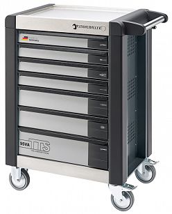 Wózek warsztatowy TTS 7-szufl. antracytowy z Nakładkami, 1021x823x 497 mm; max obciążenie: 30kg na szufladę; 750 kg na Wózek 95/VA7 A STAHLWILLE 81200063