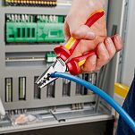 Szczypce do zagniatania tulejek kablowych 180 mm KNIPEX 97 78 180 T - 3