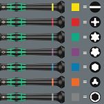 Wkrętak śrubokręt precyzyjny nasadowy 2,5mm WERA 05118112001 - 8