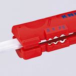 Ściągacz  z kabli przewodów przewodów Płaskich i NYM KNIPEX 16 64 125 SB - 2