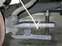 Ściągacz do sworzni kulistych 19 x 25 mm KING TONY 9BE11 - 2