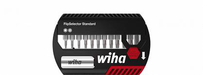 Zestaw bitów FlipSelector Standard 25 mm TORX® Tamper Resistant (z otworem) 1/4" 13-cz. 39037 WIHA