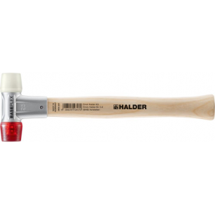Młotek z miękkim bijakiem Baseplex 25mm CA/Nylon HALDER 3968.025