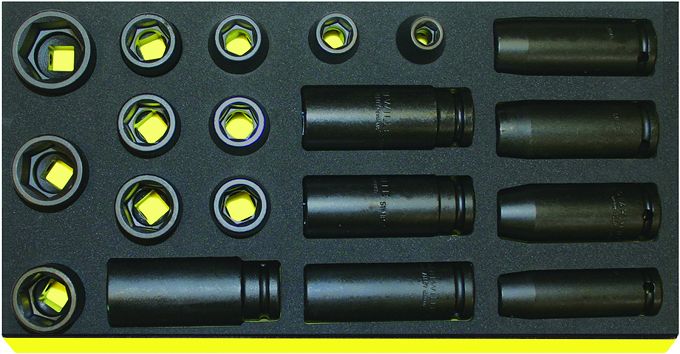 Zestaw TCS 1/3 nasadek udarowych 1/2