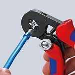 Zestaw Elektryka ściągacz izolacji 12 62 180 + praska do tulejek 97 53 04 KNIPEX 145356 - 3