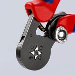 Zestaw Elektryka ściągacz izolacji 12 62 180 + praska do tulejek 97 53 04 KNIPEX 145356 - 2