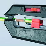 Zestaw Elektryka ściągacz izolacji 12 62 180 + praska do tulejek 97 53 04 KNIPEX 145356 - 6