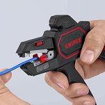 Zestaw Elektryka ściągacz izolacji 12 62 180 + praska do tulejek 97 53 04 KNIPEX 145356 - 5