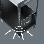 Wózek warsztatowy Tool Rebel Stainless 1 9705, 177 części WERA 05150135001 - 2