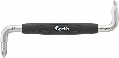 Klucz trzpieniowy, kątowy PZ1+PZ2x100mm FORTIS 4317784730273