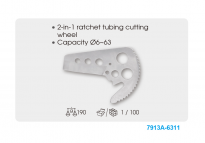 Obcinacz do rur plastikowych 6-63mm KING TONY 7913A-63 - 2