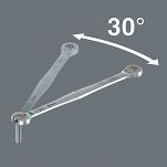 Klucz płasko-oczkowy z grzechotką w opakowaniu do sprzedaży detalicznej 6007 Joker SB, w wykonaniu długim, calowy, 7/16