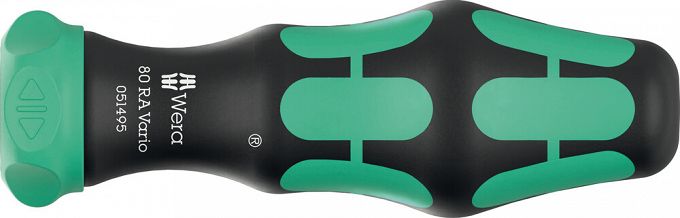 Rękojeść z funkcją grzechotki do trzpieni Vario 80 RA Vario, 6 x 113.5 mm WERA 05051495001