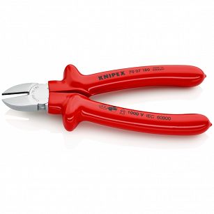 Szczypce Tnące Boczne Izolowane KNIPEX 70 07 180