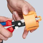 Zestaw szczypce dla elektryka 13 96 200 izolowane 6W1 + ściągacz uniwersalny ErgoStrip 16 95 01 SB KNIPEX - 8