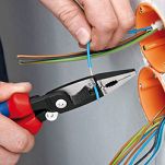 Zestaw szczypce dla elektryka 13 96 200 izolowane 6W1 + ściągacz uniwersalny ErgoStrip 16 95 01 SB KNIPEX - 6