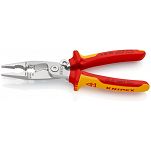Zestaw szczypce dla elektryka 13 96 200 izolowane 6W1 + ściągacz uniwersalny ErgoStrip 16 95 01 SB KNIPEX - 2