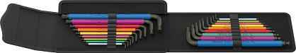 Zestaw kluczy trzpieniowych sześciokątnych Big Pack Multicolour Hex-Plus Set 1, metrycznych i calowych, 19 części WERA 05133286001