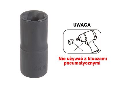 Nasadka 1/2" do uszkodzonych śrub M22 KING TONY 9TD403-22M