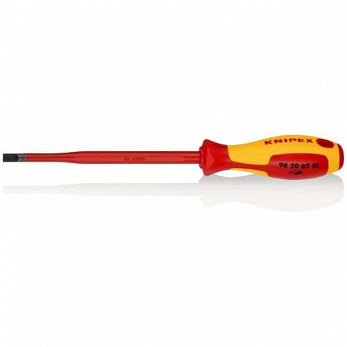 Wkrętak śrubokręt (Slim) do gniazd płaskich 6,5x1,2mm KNIPEX 98 20 65 SL