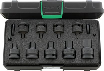 Zestaw nasadek INHEX 1/2" IMPACT 5-19mm w walizce ABS 54IMP/9 KN STAHLWILLE 96231501
